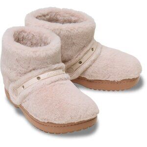 Crocs Classic Unfurgettable Boot "Quartz" US Women Size 7 Faux Fur NEW BOOTS